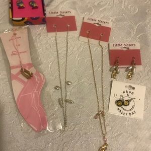 Girl’s jewelry bundle of 6 pieces.  All new.